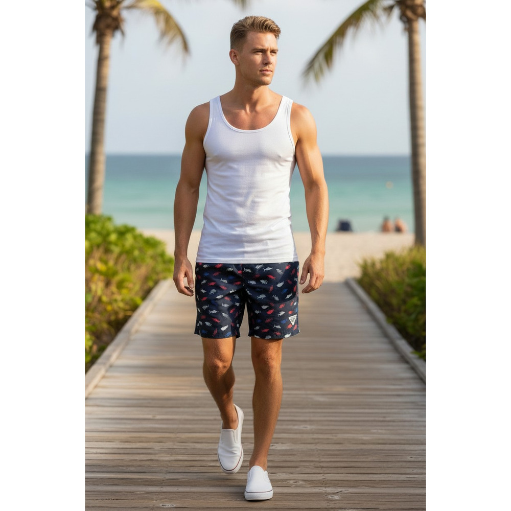 Columbia PFG "Nocturnal Fly Pride" Water Shorts Size: Small Inseam: 6-inches